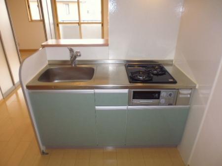 キッチン　※別号室の画像です。