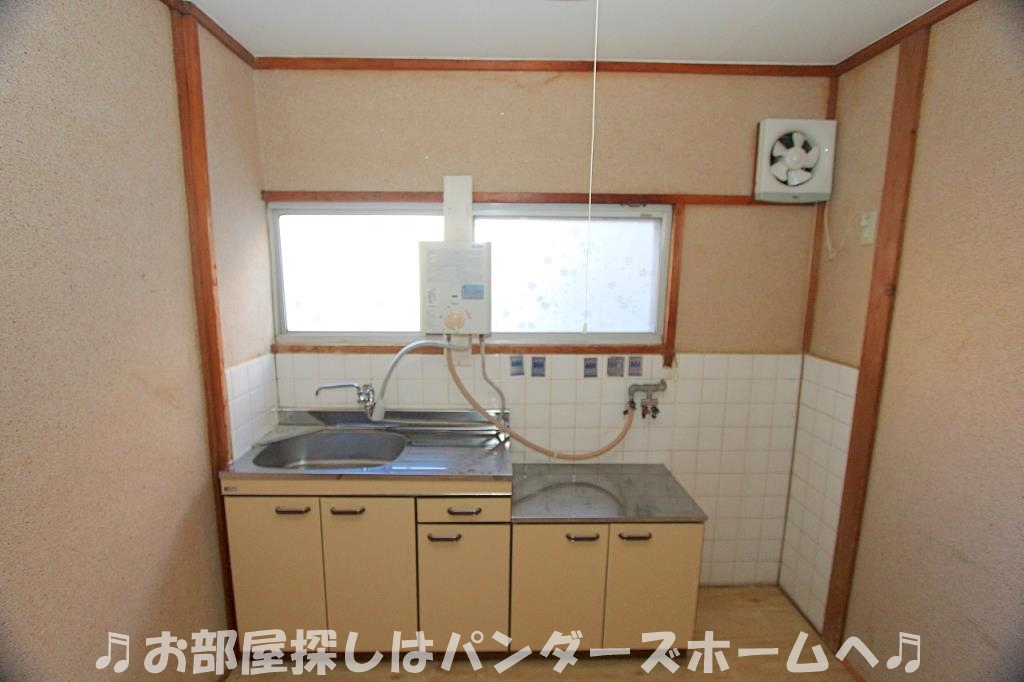 京阪本線 御殿山駅 徒歩8分 2階建 築54年のキッチン写真