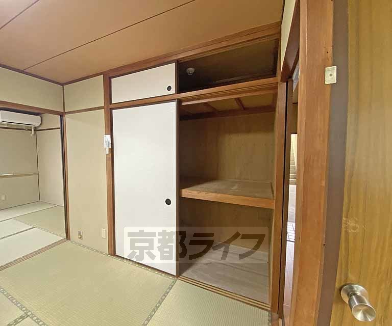 収納　大容量の押入れ収納です。