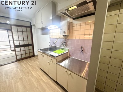 キッチン　ガスコンロ設置可能なキッチンです！