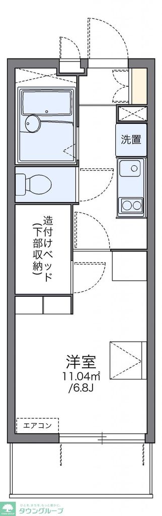 レオパレス前里の間取り写真