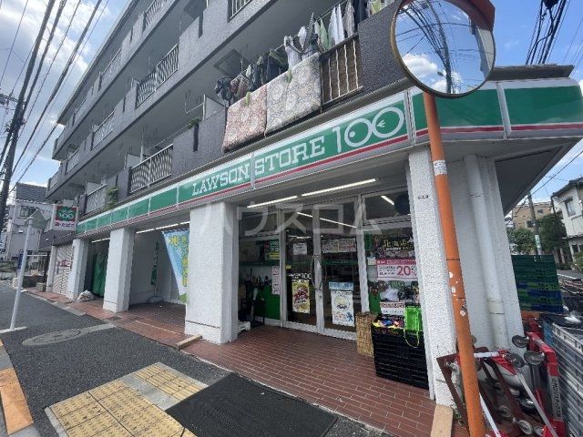 コンビニ　ローソンストア１００　西小岩４丁目店（コンビニ）まで453m