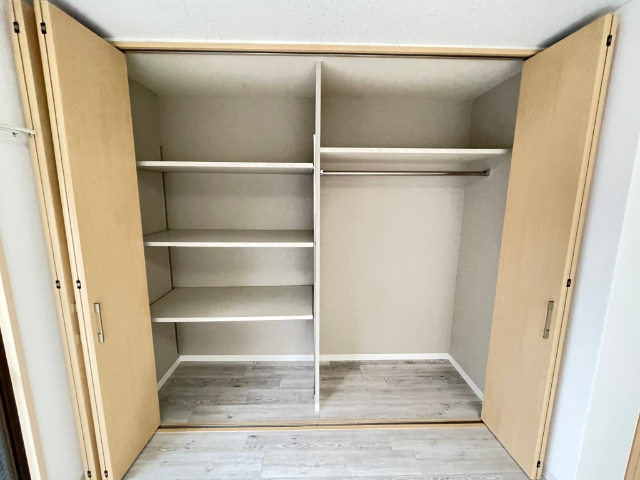 収納　広々とした収納です