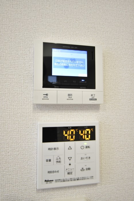 セキュリティ　モニター付きインターホンで安心♪