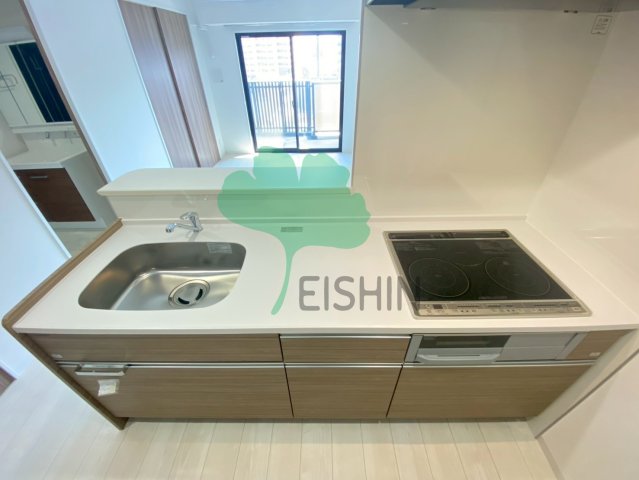 キッチン　シンプルな清潔感のあるキッチンです！