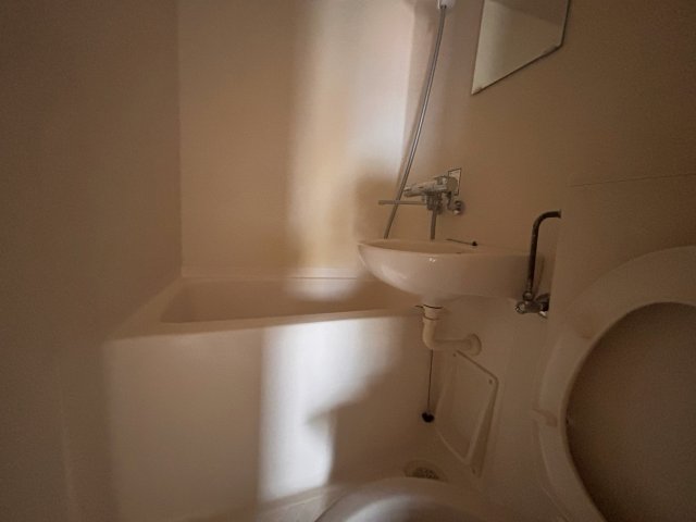 洗面設備　お風呂と洗面所が一緒だからお掃除が楽に