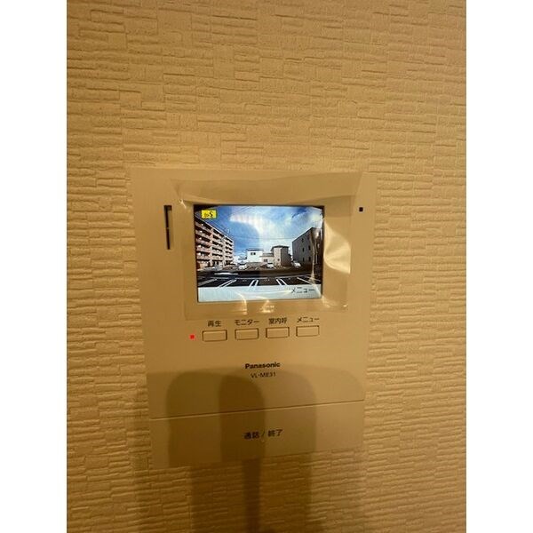 セキュリティ　モニター付きインターホン