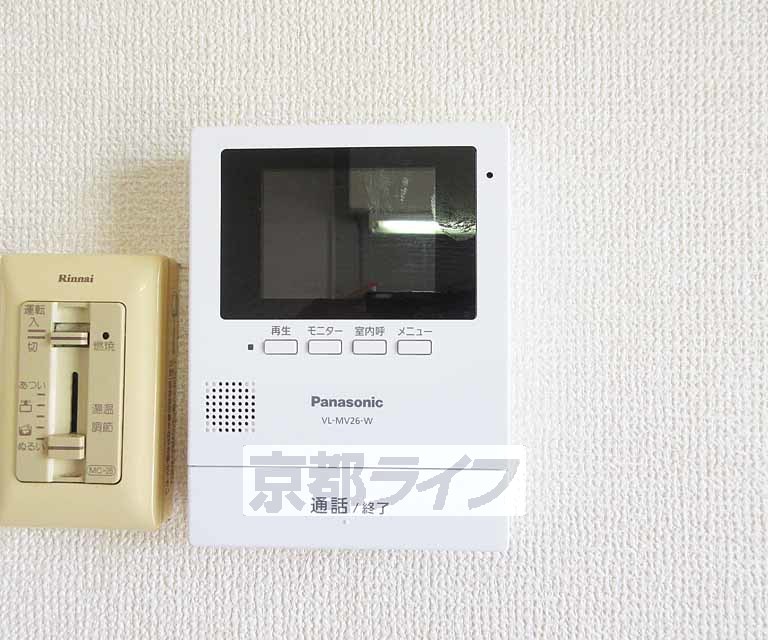 セキュリティ　モニター付きです！