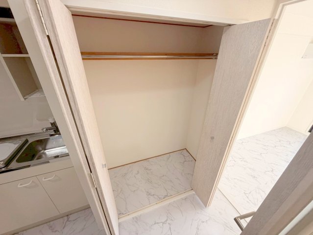 収納　しっかり収納スペースも確保。使いやすいお部屋です。