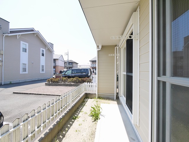 庭　お庭が付いています