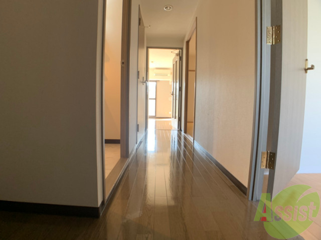 玄関　玄関からの風景です。広々としていいですね。