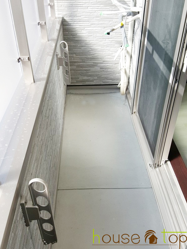 バルコニー　南面バルコニー！シャッター付き雨戸完備で防犯面も安心です♪