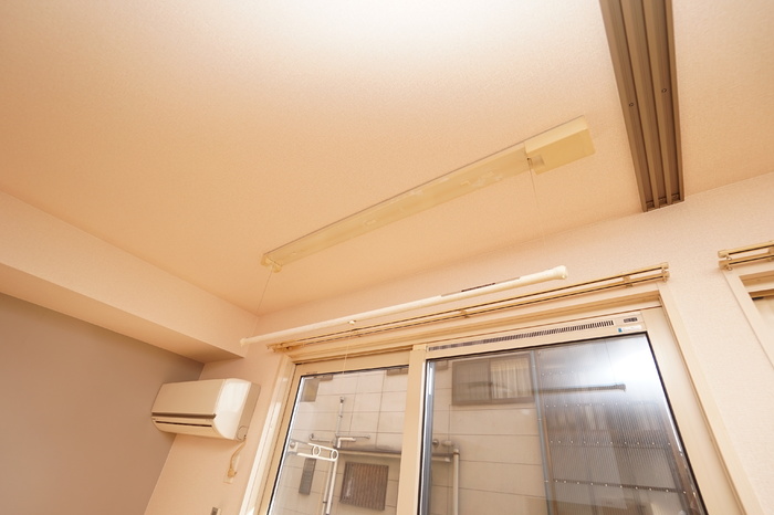 その他設備　室内物干し