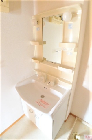 洗面設備　※他号室の写真です
