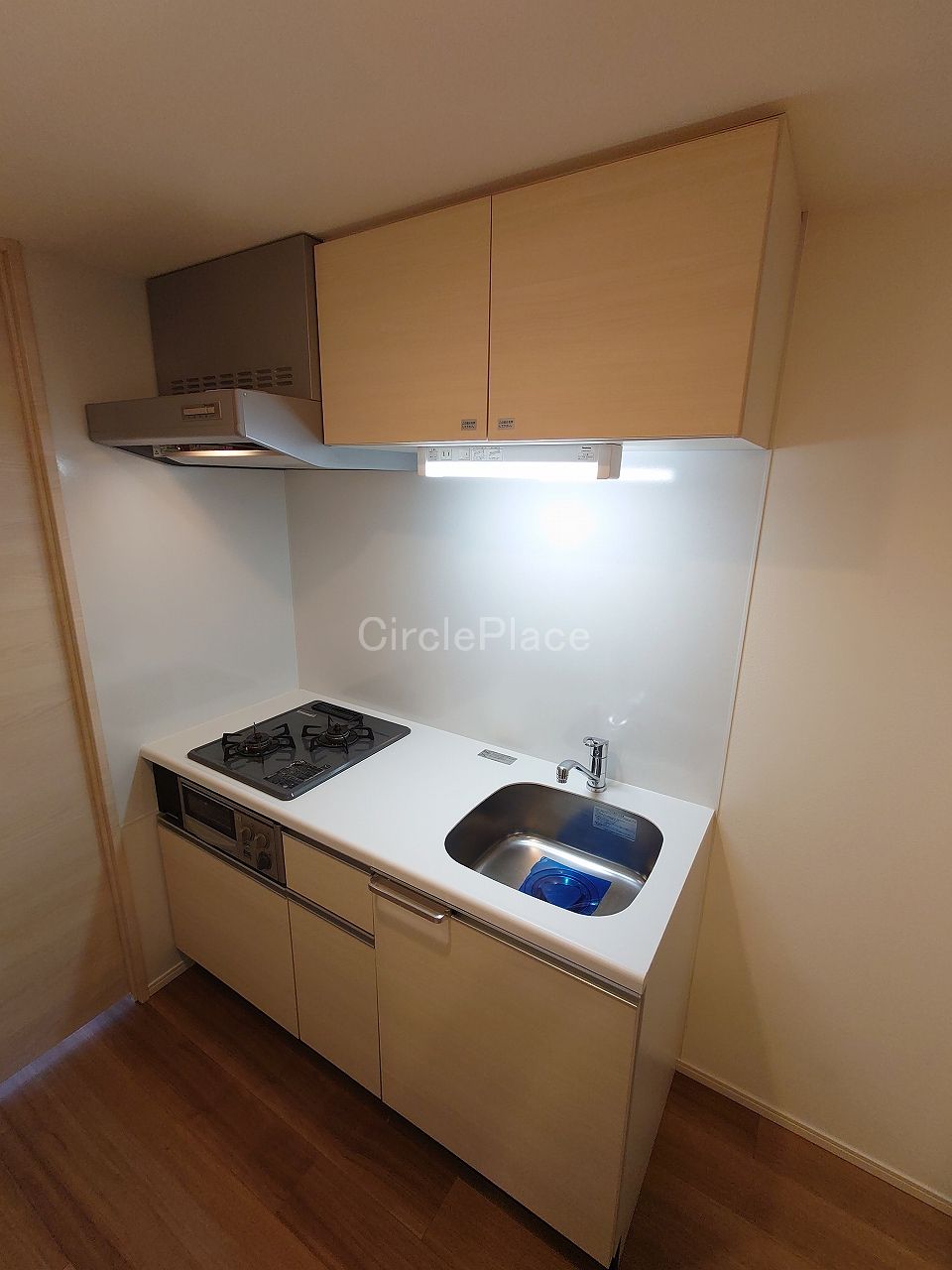 キッチン　２口ガスシステムキッチン