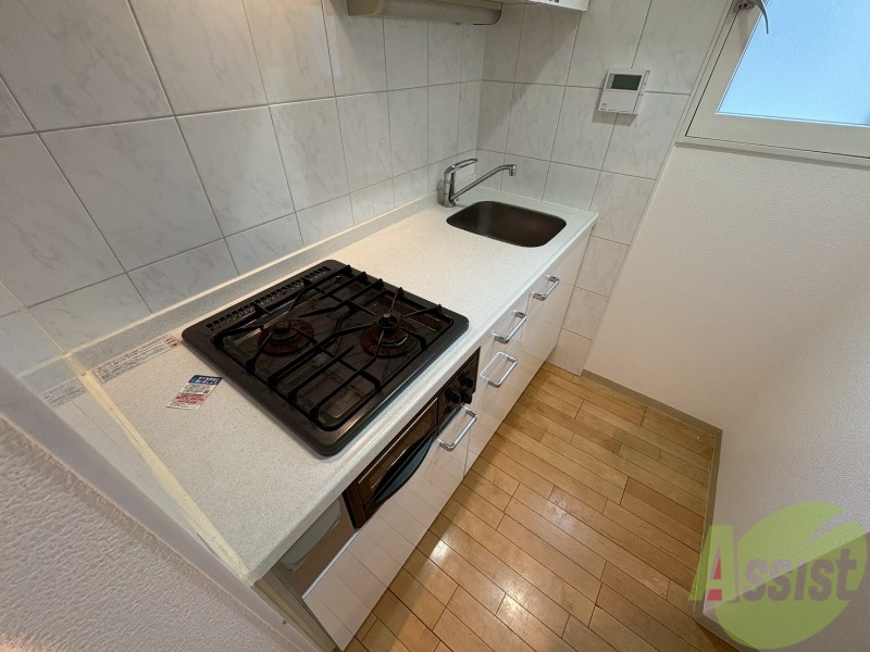 キッチン　キッチンはスペースも広々していて使いやすそうですよ！