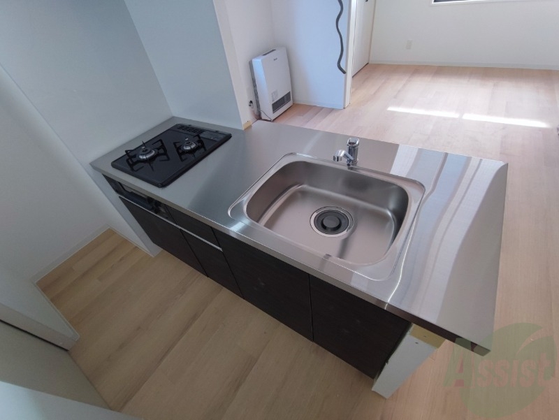 キッチン　システムキッチンなので、すぐお料理に使えます！