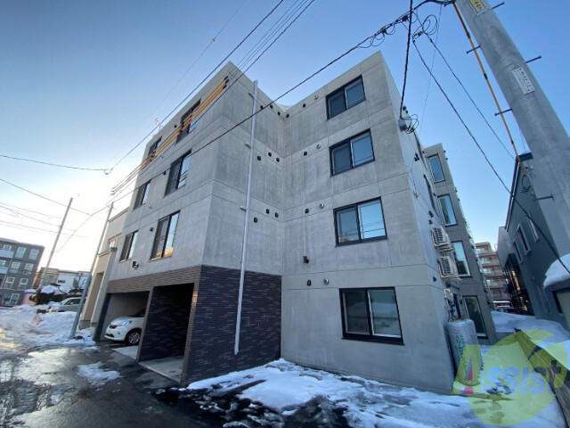 建物外観　札幌市豊平区美園７条「ジーハイム美園」