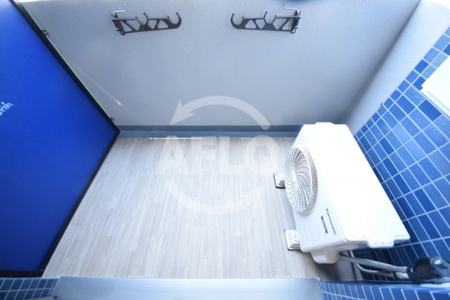 バルコニー　エステムコート四天王寺夕陽丘II　バルコニー