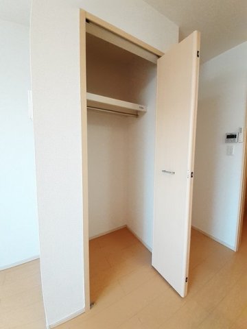 収納　たっぷりとした収納スペースです