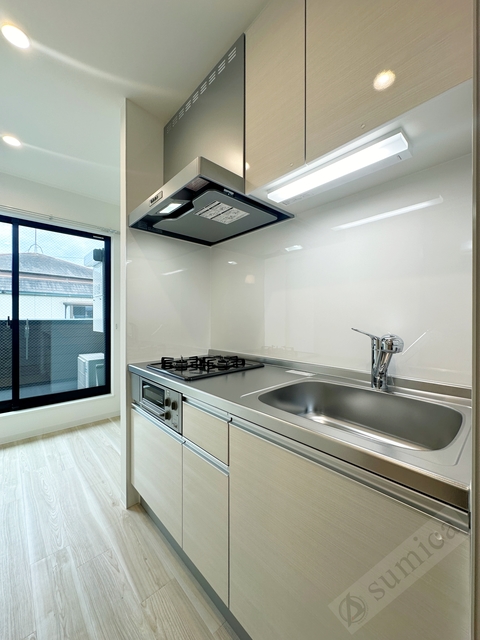 キッチン　２口システムキッチンでお料理楽しく♪♪