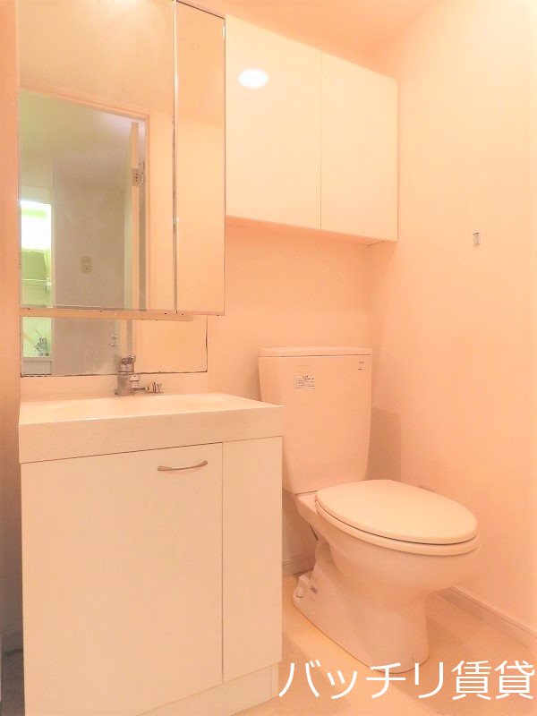 トイレ　別号室タイプの為、現状を優先致します。