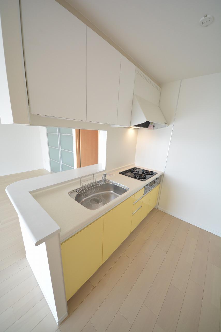 キッチン　Scent Hills(セントヒルズ)　グリル付ガス3口コン