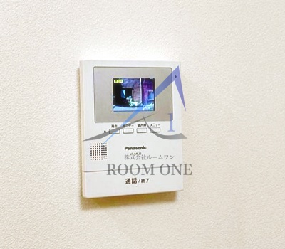 セキュリティ　モニター付きインターホンです。