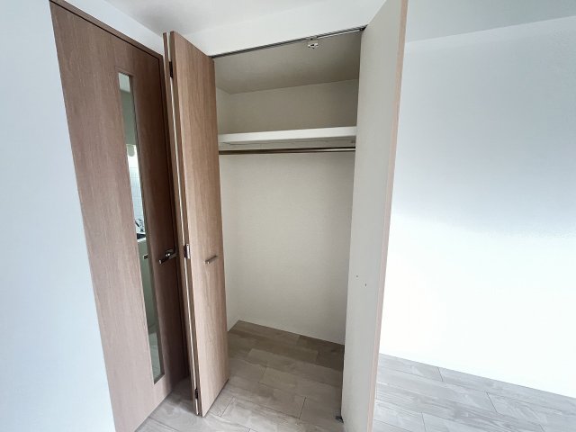 収納　たっぷりとした収納スペースです