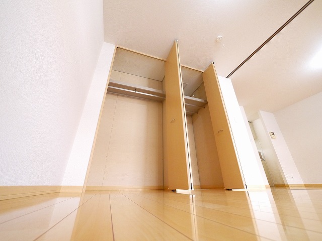 収納　たっぷりとした収納スペースです