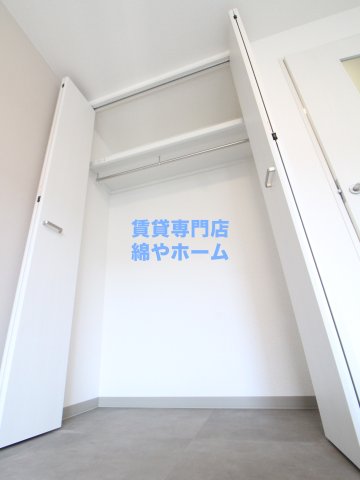 収納　たっぷりとした収納スペースです