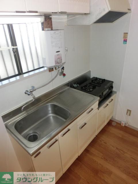 キッチン　２口コンロ設置済み