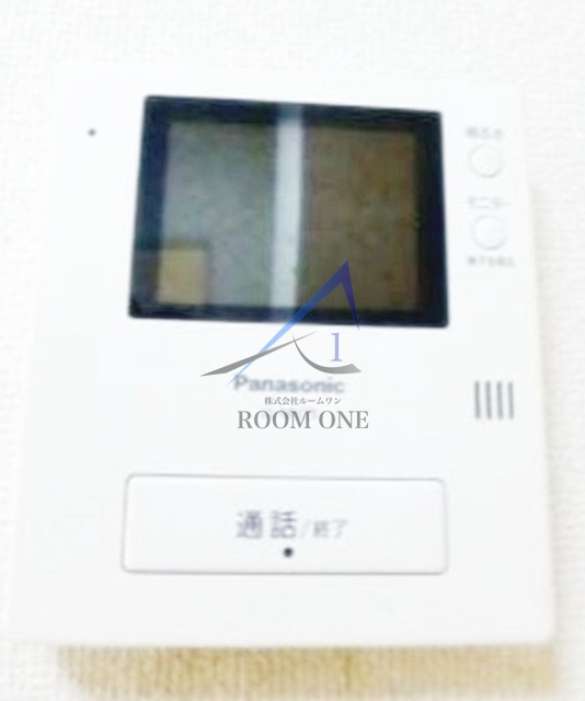 セキュリティ　モニター付きインターホンです。