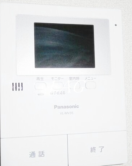 セキュリティ　モニター付きインターホンです。