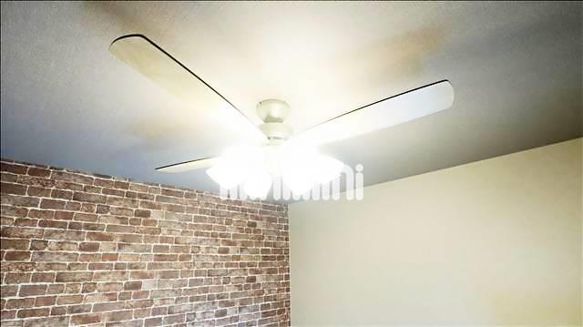 その他設備　シーリングファン付きの照明です。