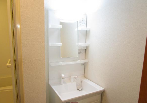 洗面設備　広い洗面スペース