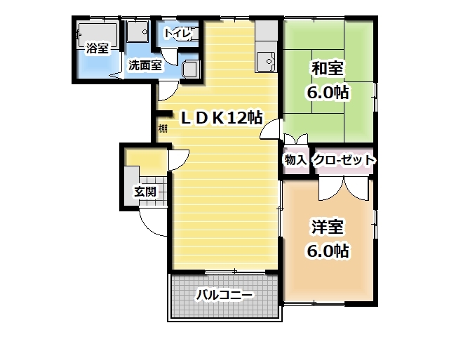 アムール前ノ原の間取り写真