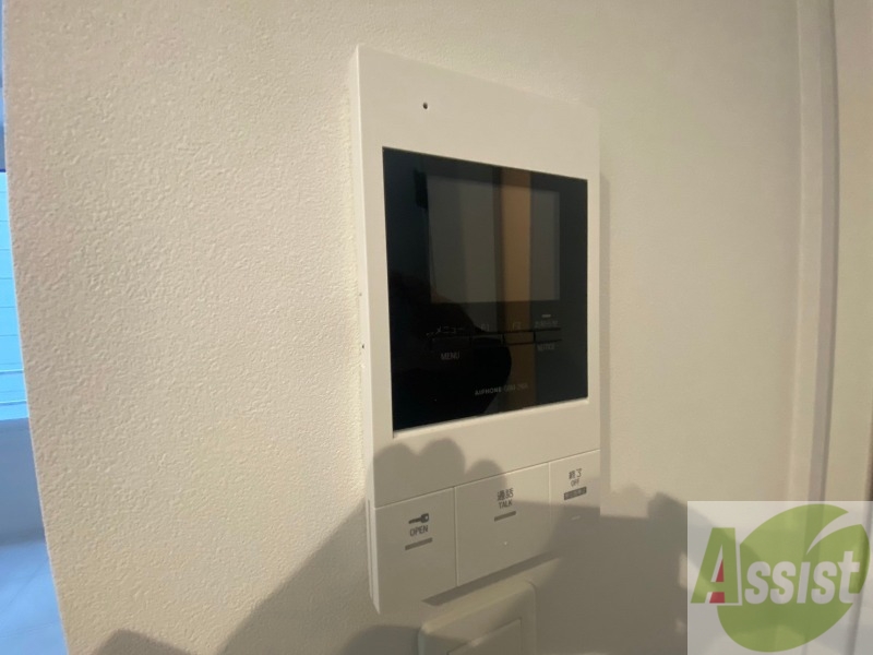 セキュリティ　インターホンで来客確認ができます。安心ですね。