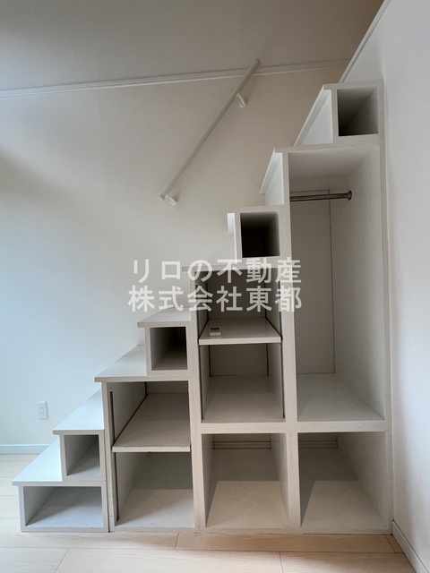 収納　奥行のある収納付です！増えがちな荷物をもスッキリ収納できます