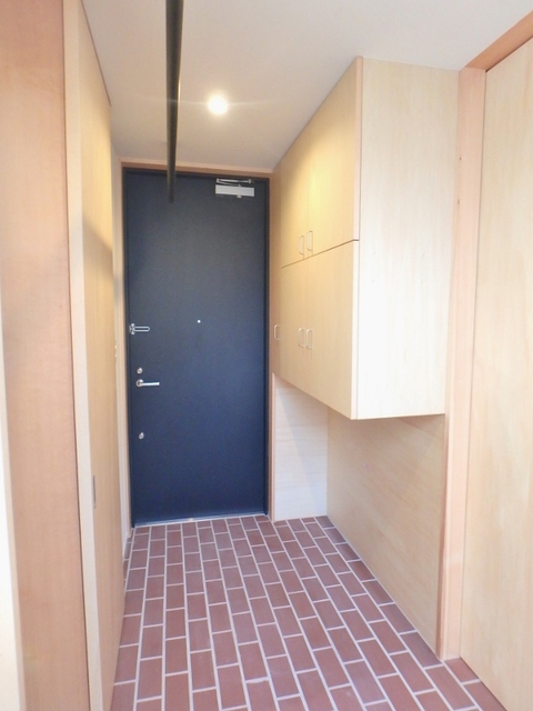 玄関　★レンガタイルのオシャレな玄関★