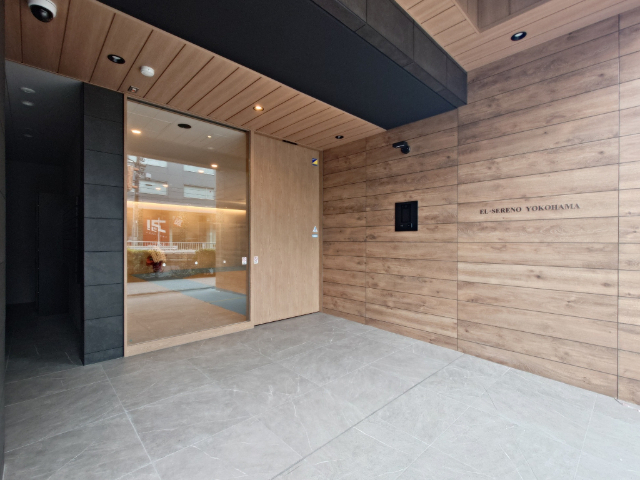 エントランス　モニター付きオートロック設置