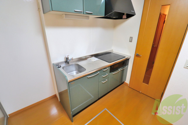 キッチン　お料理好きには嬉しいガスキッチンです