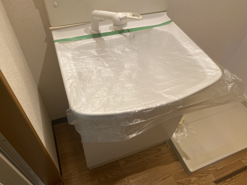 洗面設備　洗濯バン