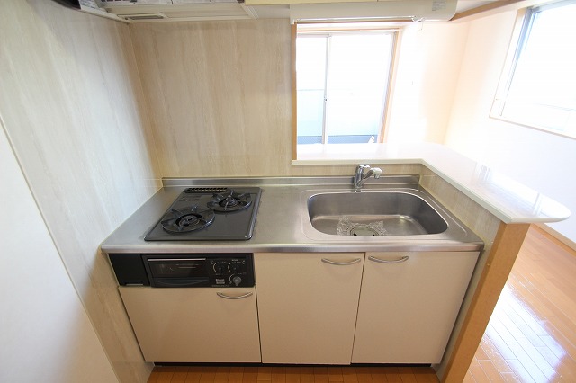 キッチン　同物件別号室のものです。