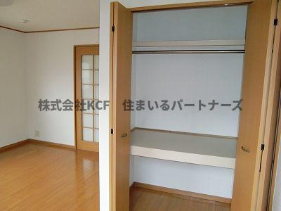 収納　たっぷりとした収納スペースです