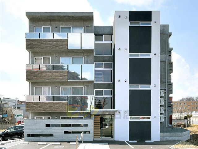 建物外観　都市ガス＆Ｗｉ－Ｆｉ付きネット無料導入の１ＬＤＫマンション♪