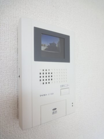 セキュリティ　モニター付きインターホンです