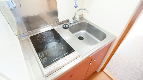 キッチン　安心安全の電気コンロ　2口