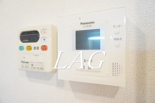 セキュリティ　モニター付きインターホンです。