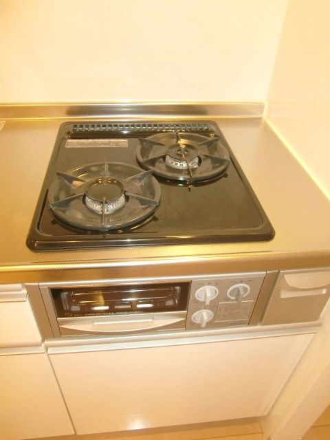 キッチン　2口システムキッチン。